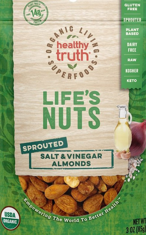 Sprouted Salt & Vinegar Almonds