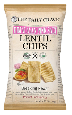 Himalayan Pink Salt Lentil Chips