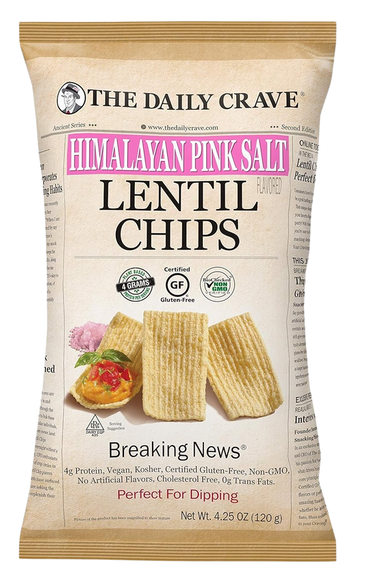 Himalayan Pink Salt Lentil Chips