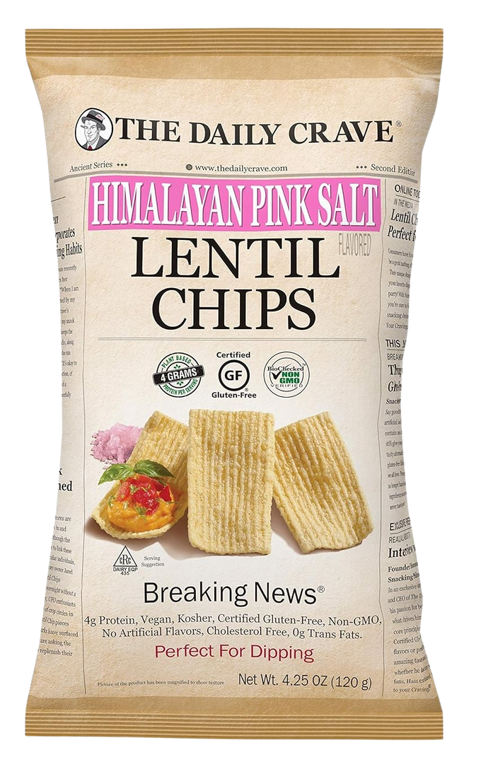 Himalayan Pink Salt Lentil Chips