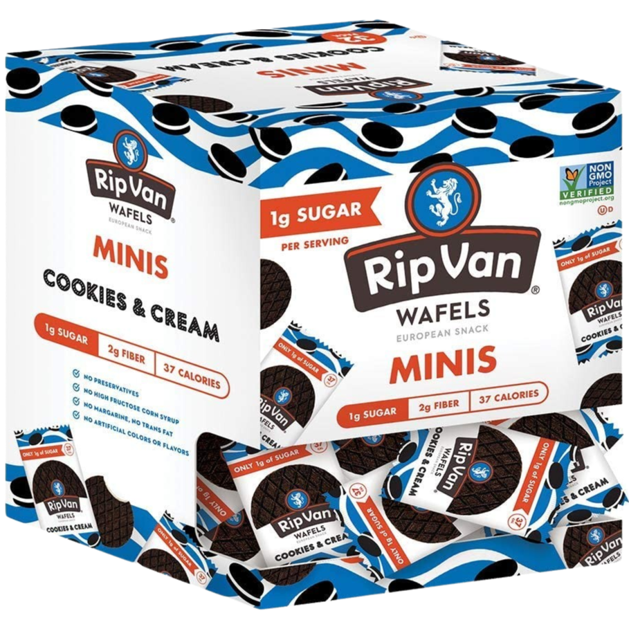 Wafels Cookies & Cream European Snack Minis (32 Pack)