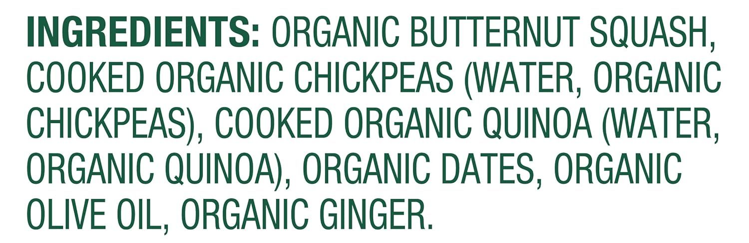 Butternut Chickpea Quinoa and Dates Pouches (12 Pack)