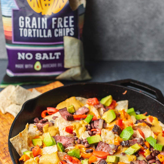 Grain Free Tortilla Chips, No Salt