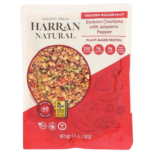 Einkorn Chickpea with Jalapeno Pepper Bulgur Wheat Pilaf (8 Pack)