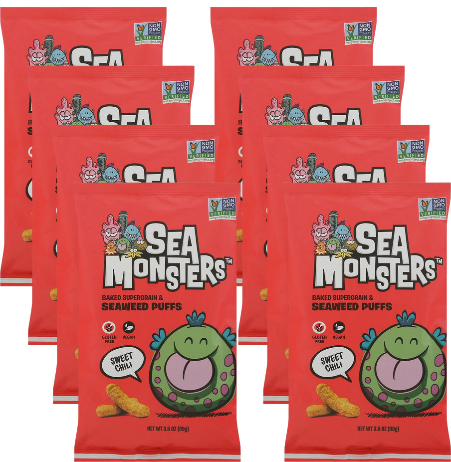 Sweet Chili Seaweed Puff (8 Pack)