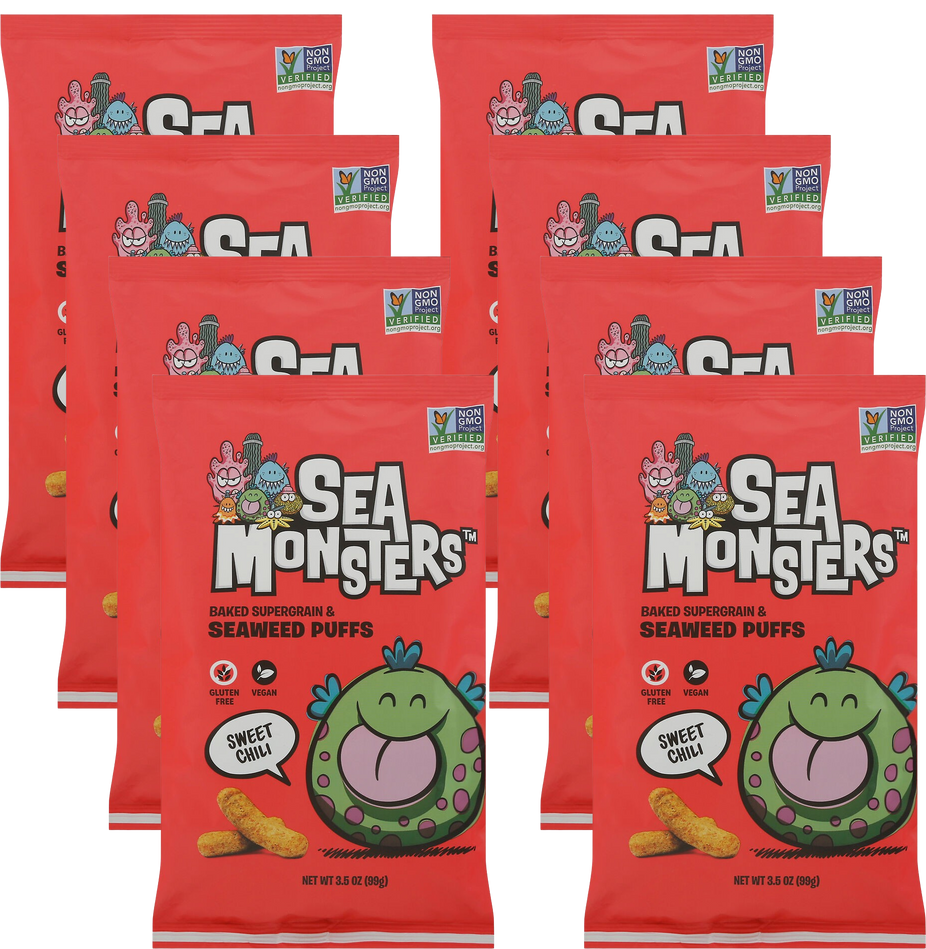 Sweet Chili Seaweed Puff (8 Pack)