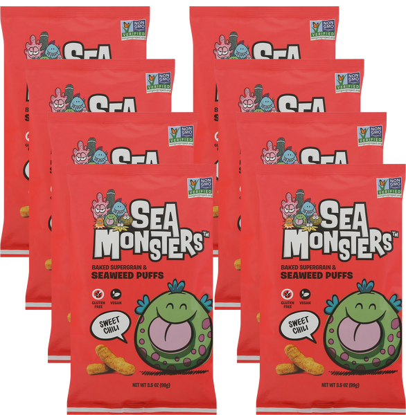 Sweet Chili Seaweed Puff (8 Pack)