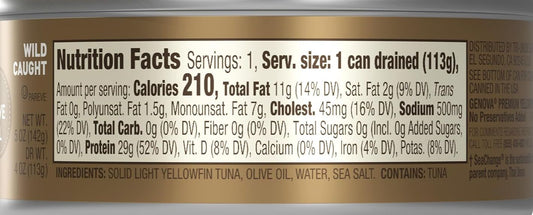 Yellowfin Tuna In Olive Oil (8 Pack)