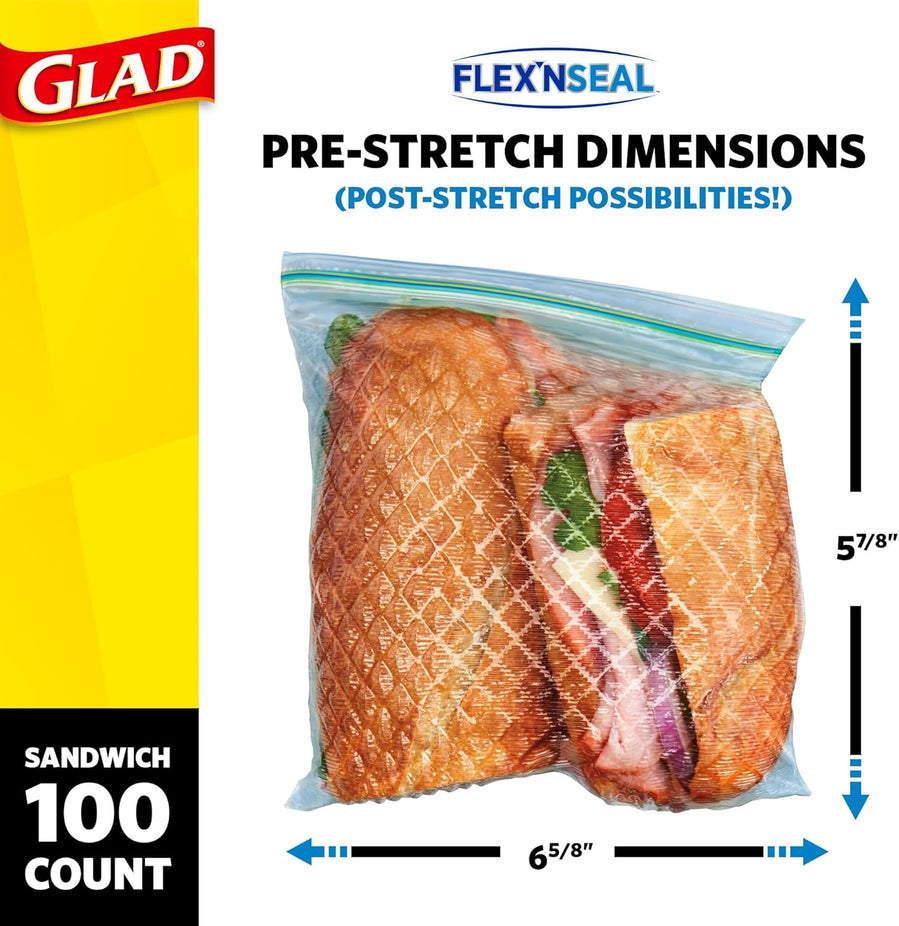 Flex N Seal Sandwich Bags (16 CT)