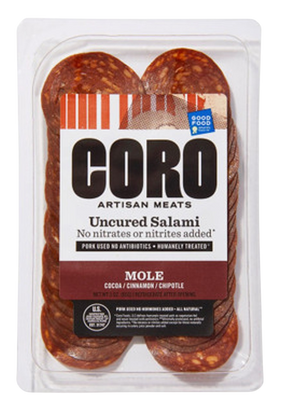 Uncured Mole Sliced Salami