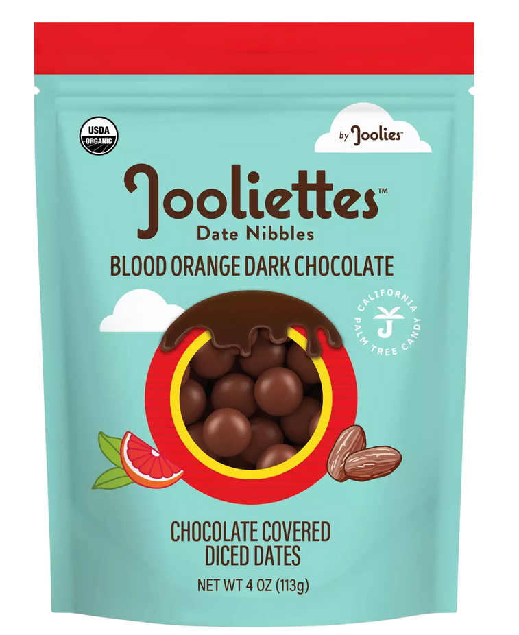 Jooliettes- Blood Orange Dark Chocolate Date Nibbles