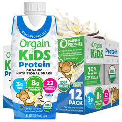 Organic Kids Nutritional Protein Shake - Vanilla (12 Pack)