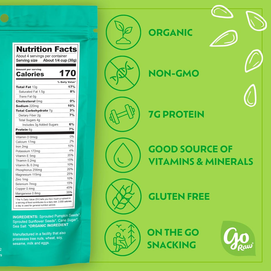 Organic Sweet & Salty Kettle Snacking Seeds