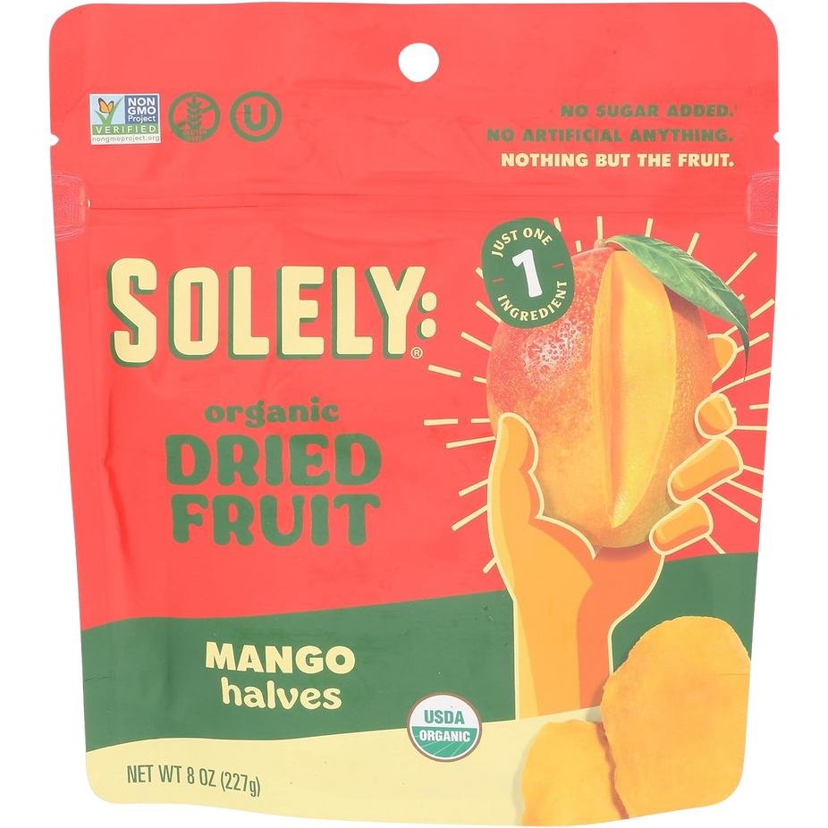 Organic Mango Halves Dried Fruit