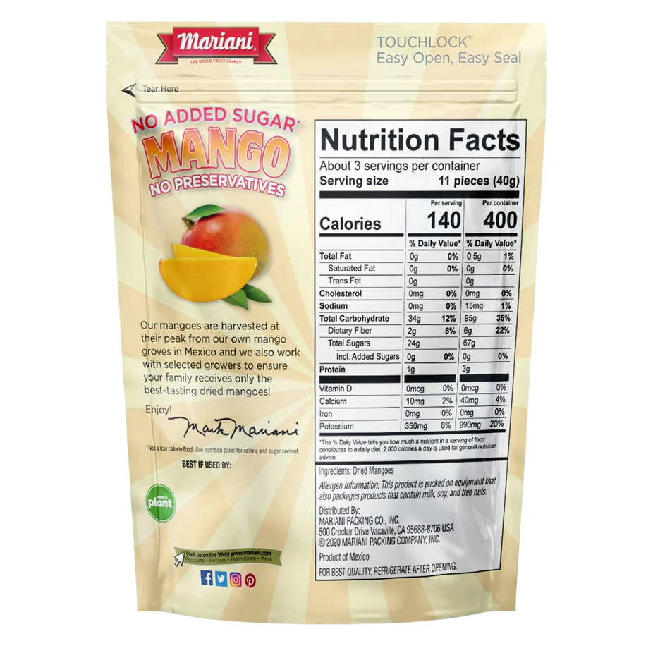Dried Mango - No Added Sugar