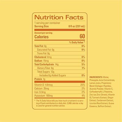 Actual Sunshine Functional Beverage (4 Pack)