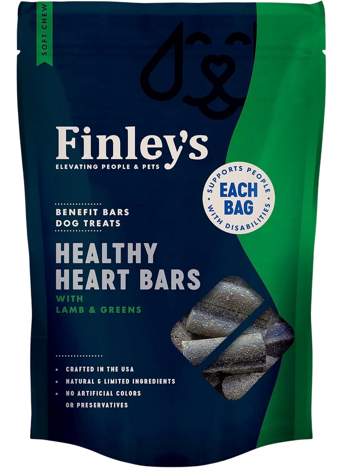 Healthy Heart Dog Bars - Lamb and Greens