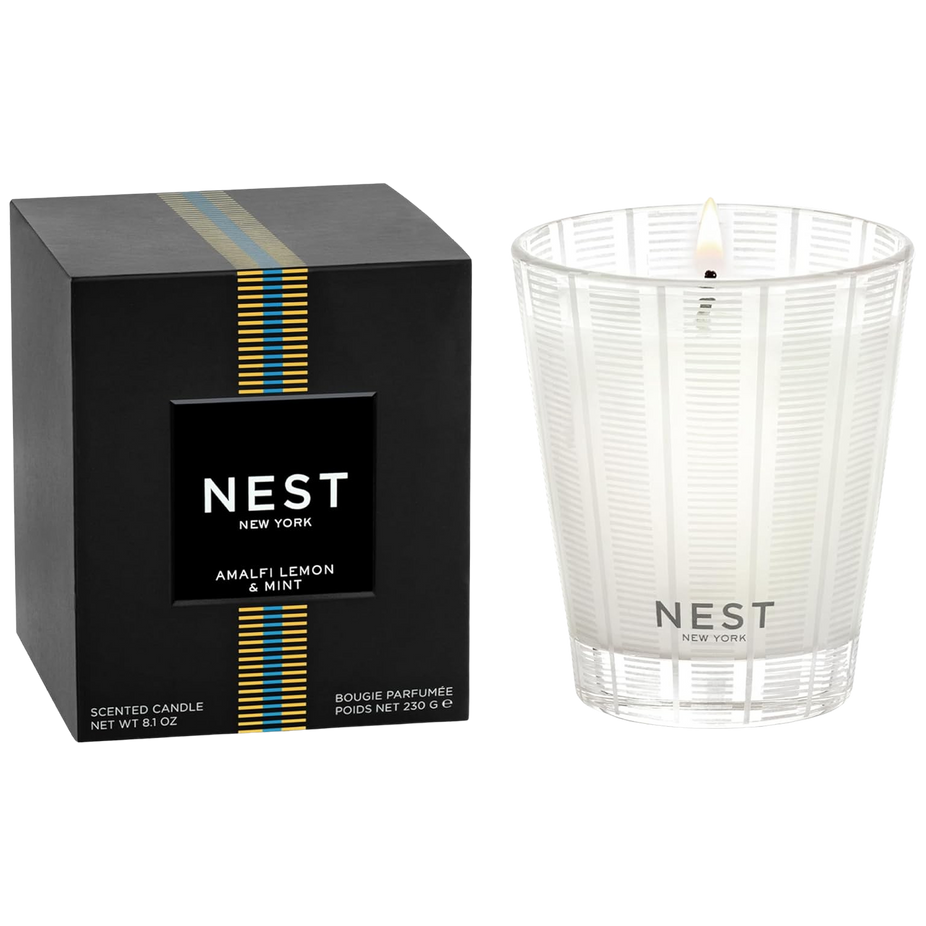 Amalfi Lemon & Mint Scented Classic Candle