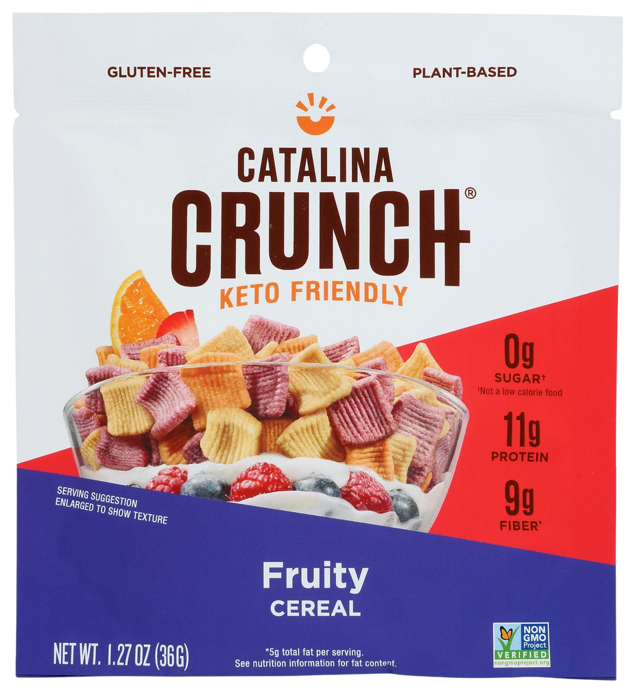 Fruity Keto Cereal Single Serve Bags (24 Pack)