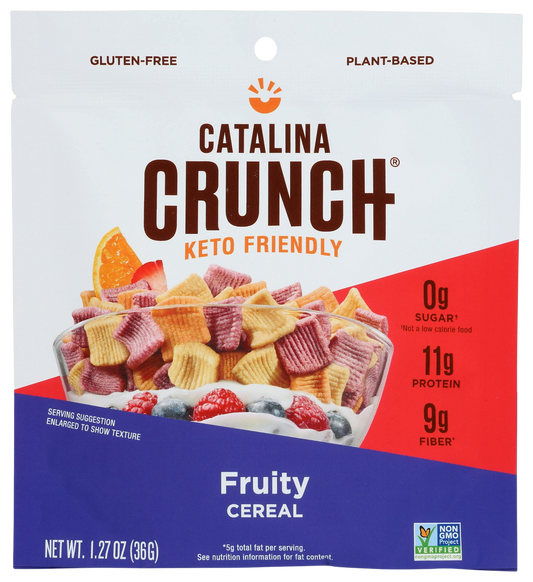 Fruity Keto Cereal Single Serve Bags (24 Pack)