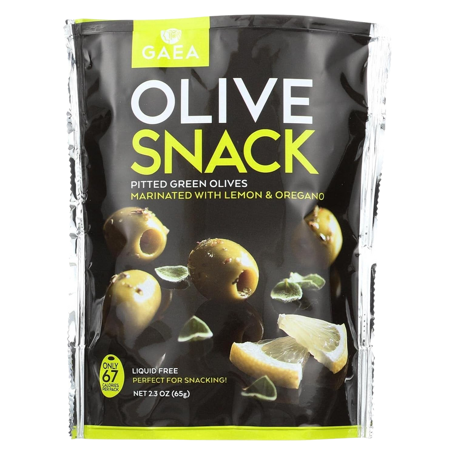 Pitted Greek Olives with Lemon & Oregano (8 Pack)