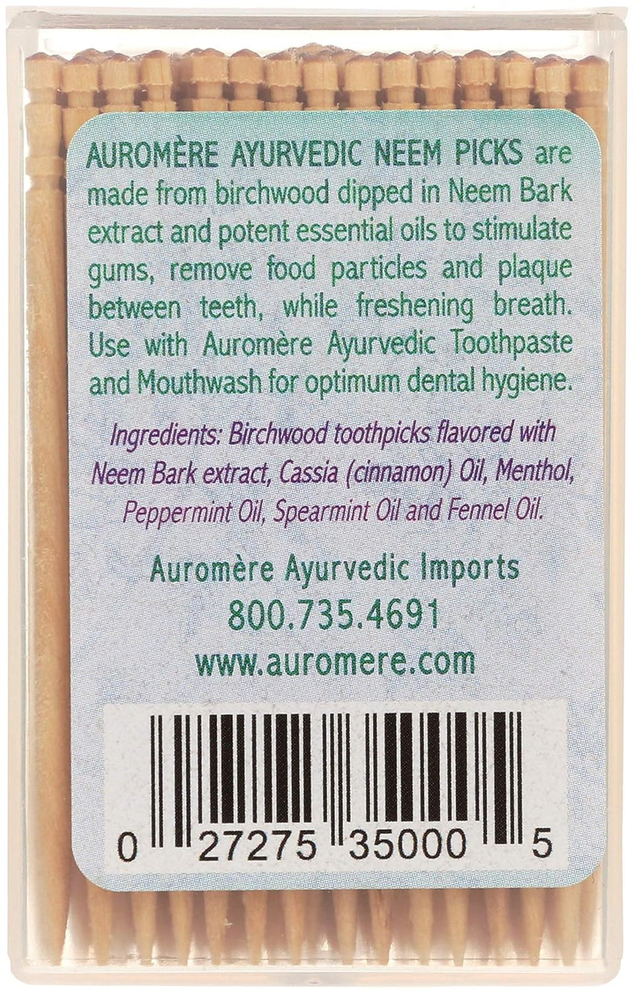 Ayurvedic Formula Neem Toothpicks