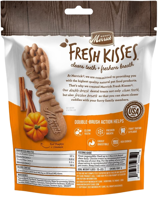 Merrick Fresh Kisses Pumpkin Cinnamon Med Brush Martie