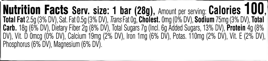 Chocolate Chip Energy Mini Bar (20 CT)