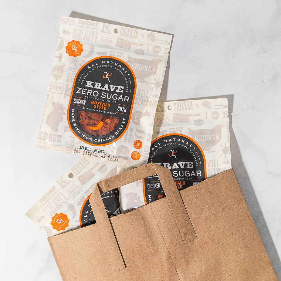 Zero Sugar Buffalo Style Chicken Jerky (8 Pack)