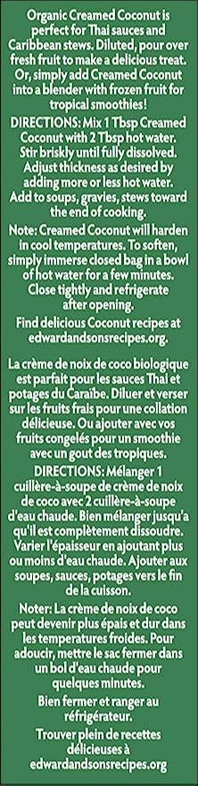 Organic Unsweetened Creamed Coconut