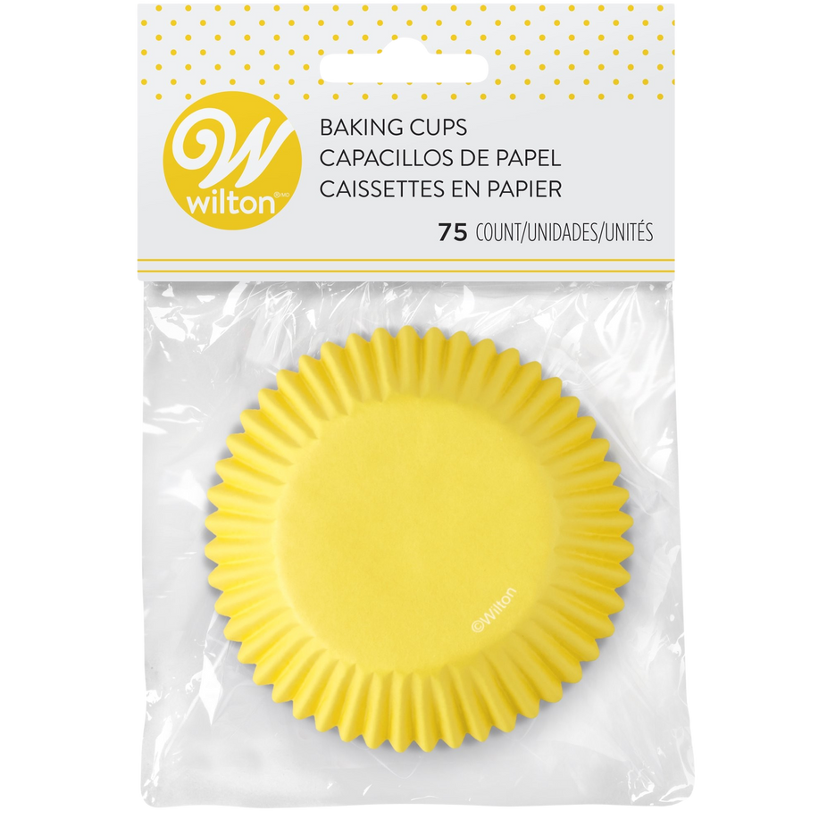 Baking Cups - Yellow (75 CT)