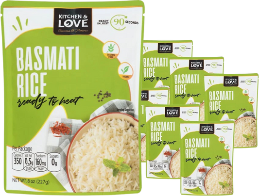 Basmati Rice Pouch (6 Pack)