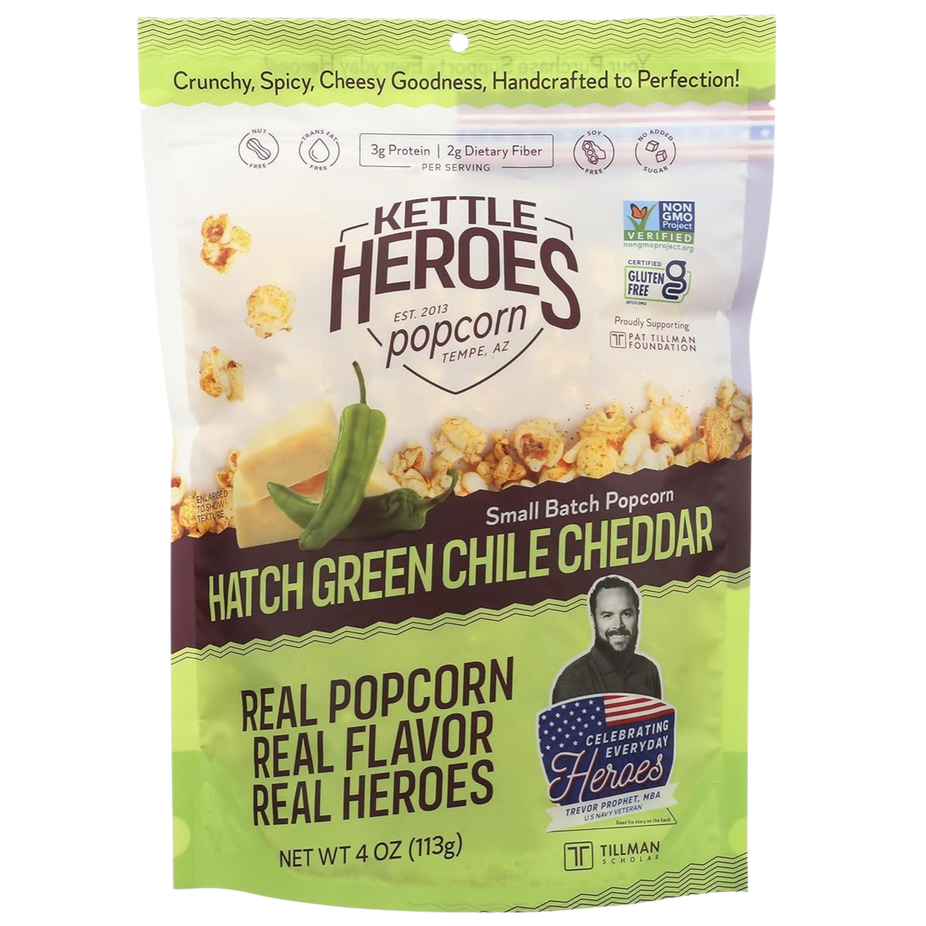 Hatch Green Chile Cheddar Popcorn