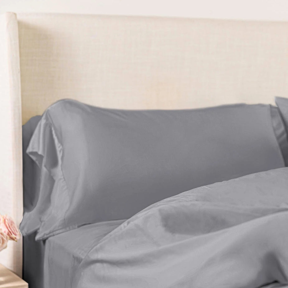 Woven Pillowcase Set in Feather (King)