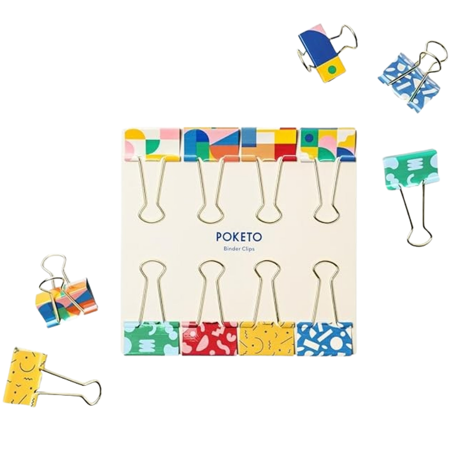Vibrant Binder Clips
