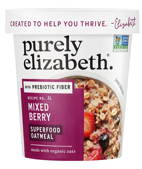 Mixed Berry Superfood Oatmeal Cup