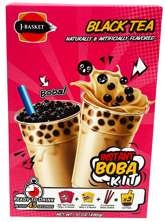 Black Kit Boba Tea