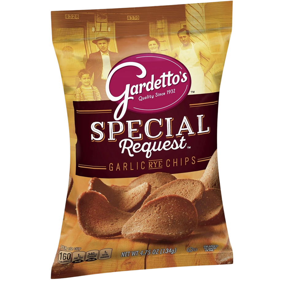Special Request Roasted Garlic Rye Chips