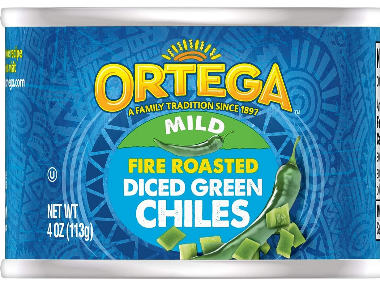 Fire Roasted Diced Green Chiles - Mild