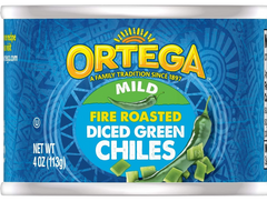 Fire Roasted Diced Green Chiles - Mild