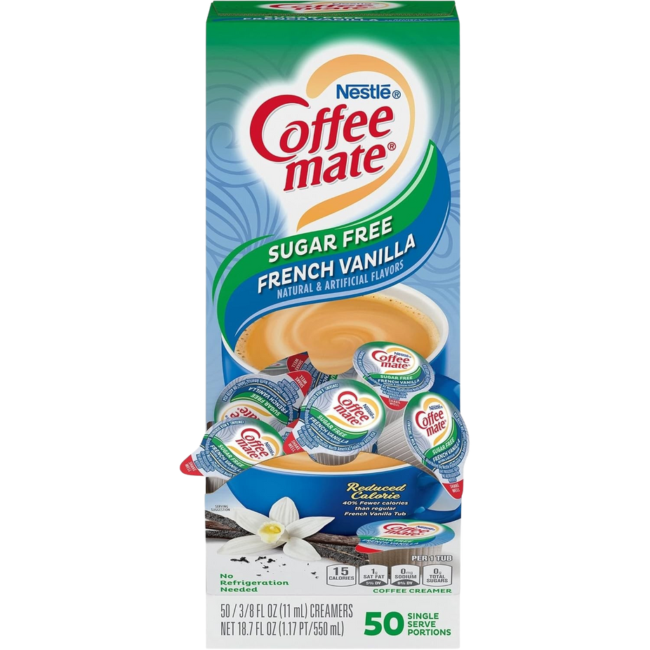 Sugar Free French Vanilla Liquid Creamer (50CT)