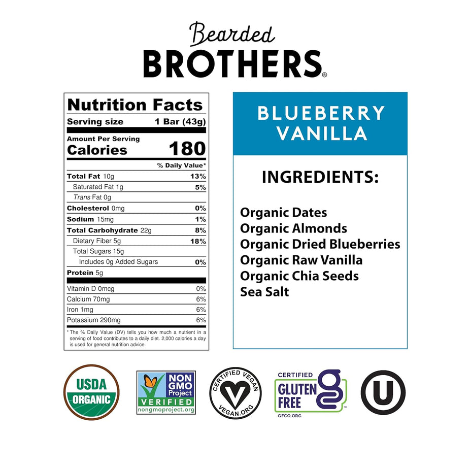 Organic Bodacious Blueberry Vanilla (12 CT)