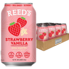 Strawberry Vanilla Functional Soda (12 Pack)