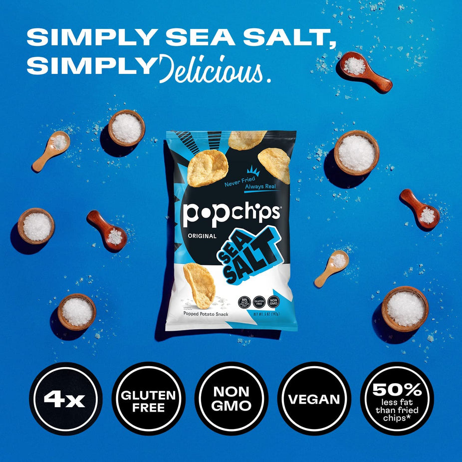 Sea Salt Potato Chips (24 Pack)