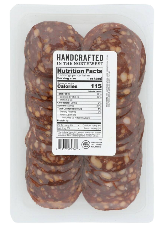 Uncured Mole Sliced Salami