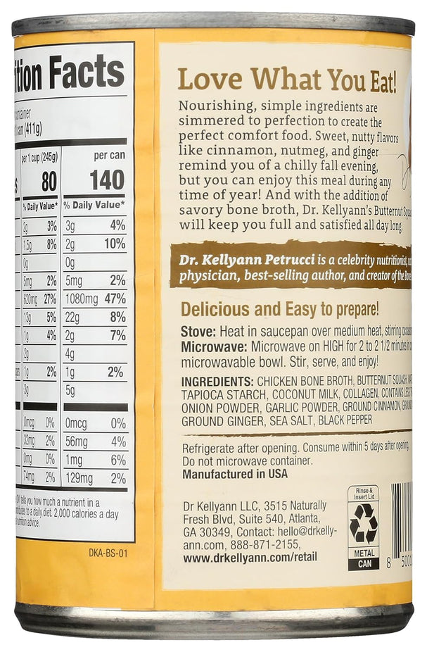 Butternut Squash Bone Broth Soup