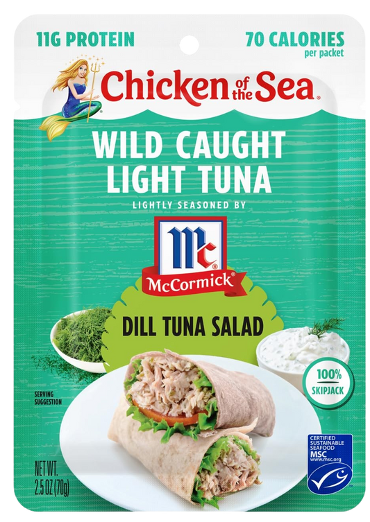 Wild Caught Light Tuna Dill Tuna Salad (12 Pack)