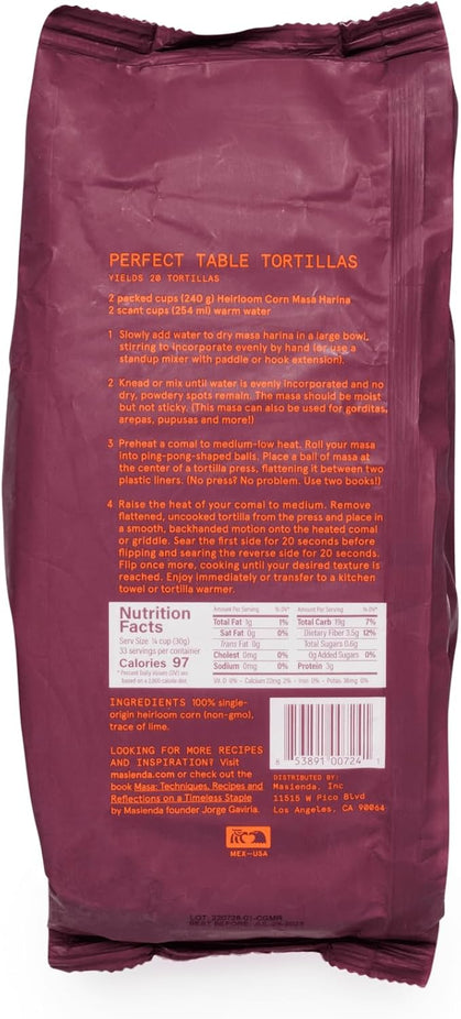 Heirloom Red Corn Masa Harina