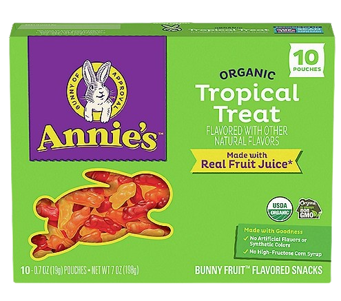 Organic Tropical Treat Fruit Snacks (10CT)