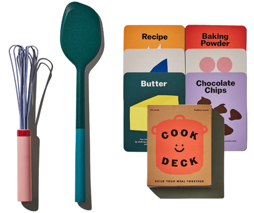 Kids Set - Pink Whisk, Green Spatula